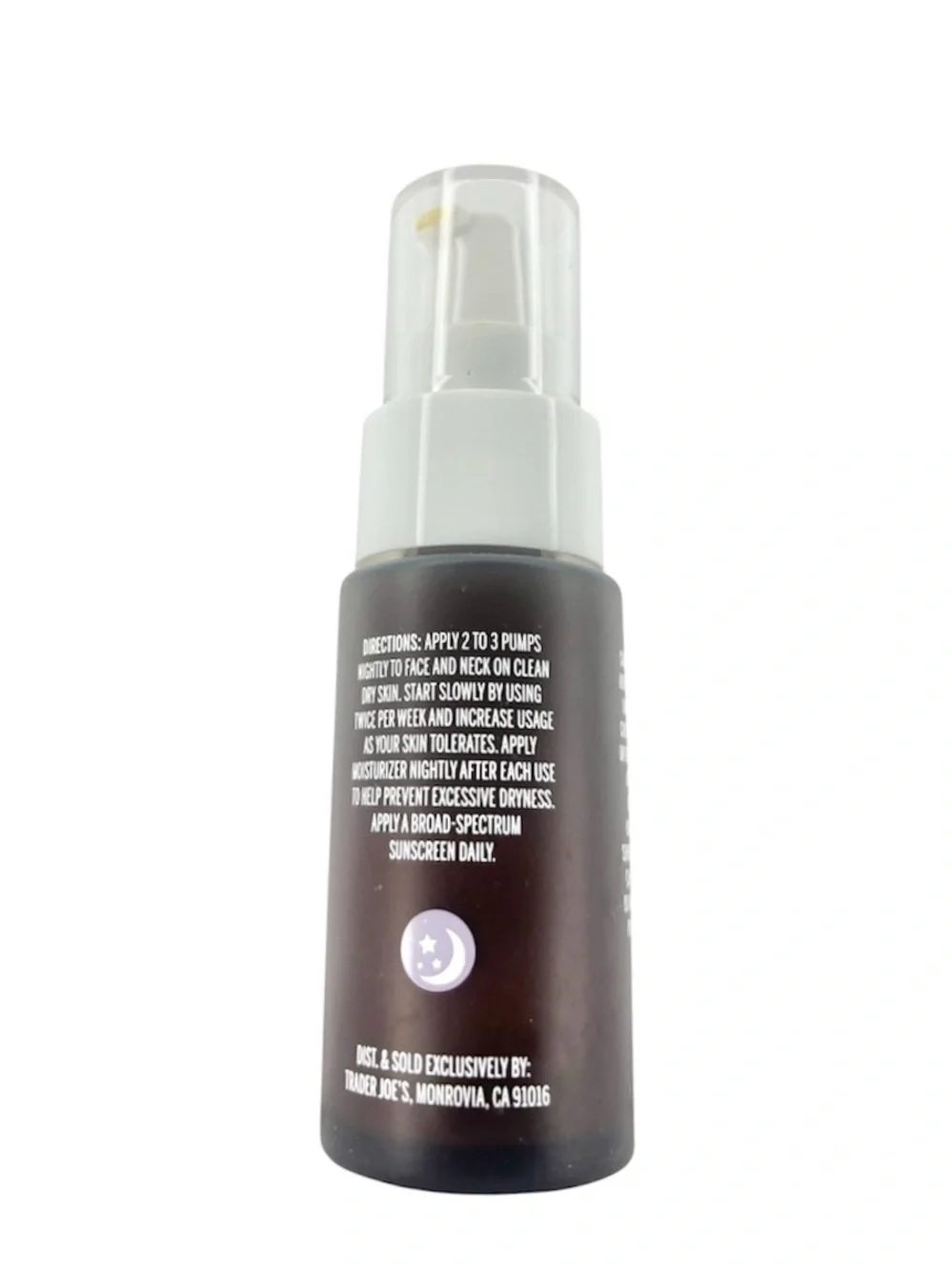 Trader Joe’s Retinol Night Serum 0.3% Retinol 1 oz NEW - Picture 3 of 4